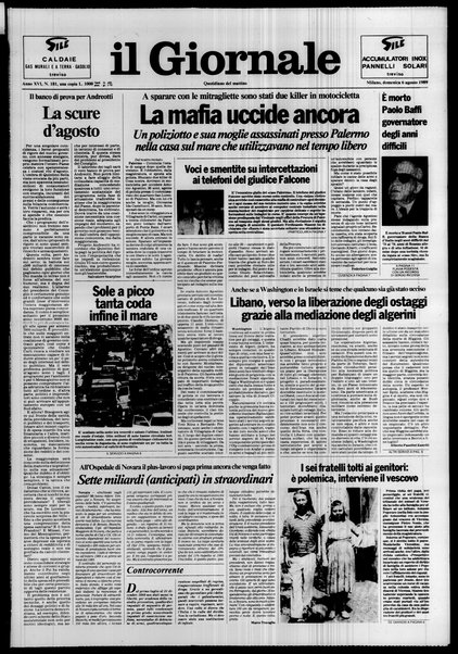 Il giornale : quotidiano del mattino